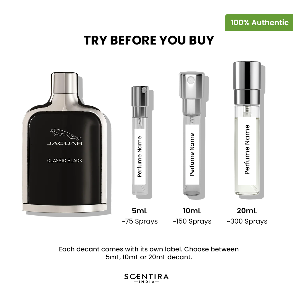 Buy Jaguar Classic Black Eau De Toilette Online In India at Scentira