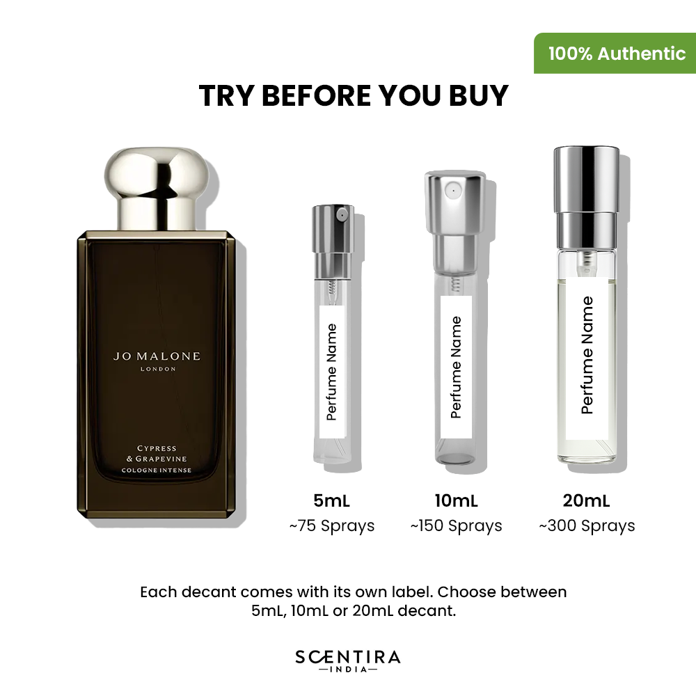 Buy Jo Malone London Cypress & Grapevine Cologne Intense Online In India at Scentira