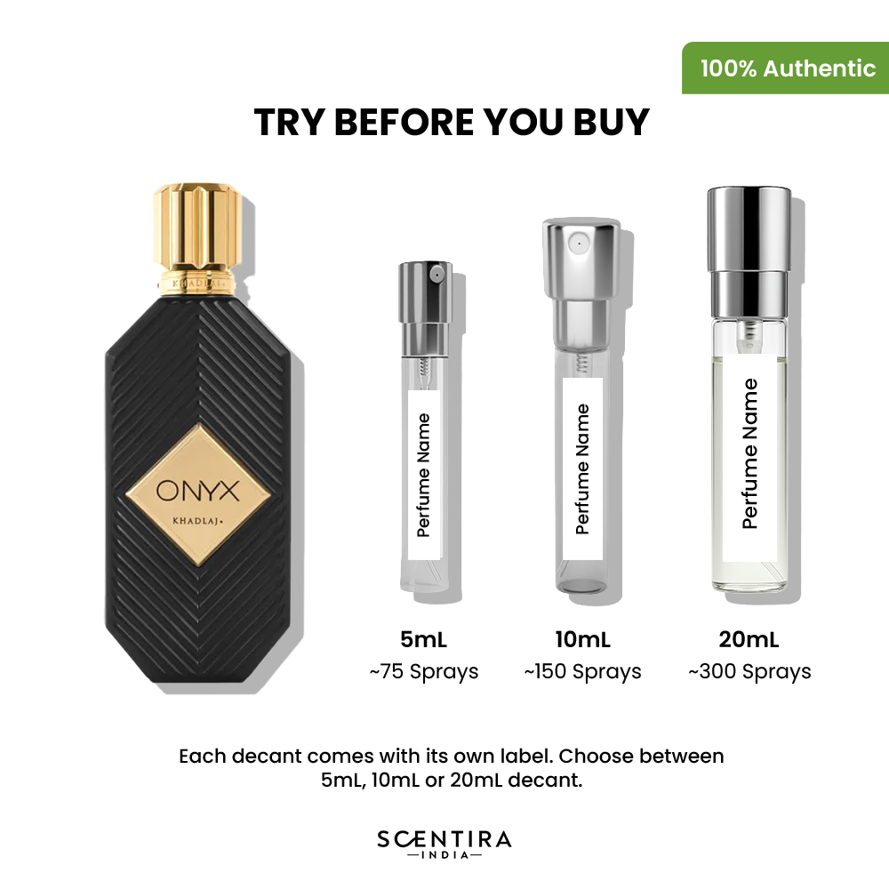 Buy Khadlaj Onyx Gold Eau De Parfum Online In India at Scentira