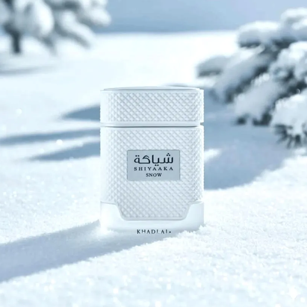 Buy Khadlaj Shiyaaka Snow Eau De Parfum Online In India at Scentira