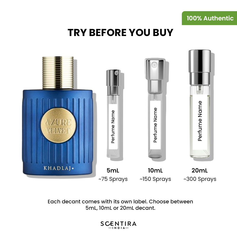 Buy Khadlaj Azure Velvet Extrait de Parfum Online In India at Scentira