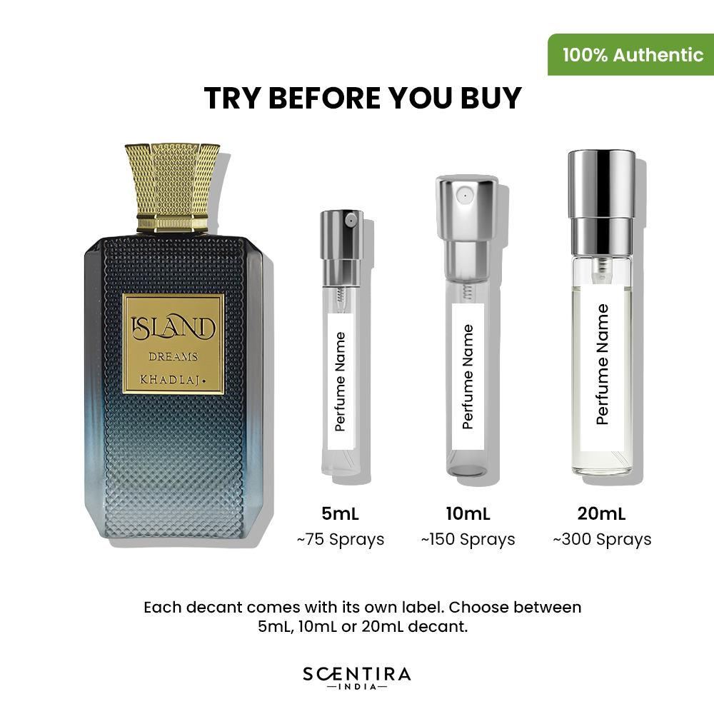 Buy Khadlaj Island Dreams Extrait de Parfum Online In India at Scentira