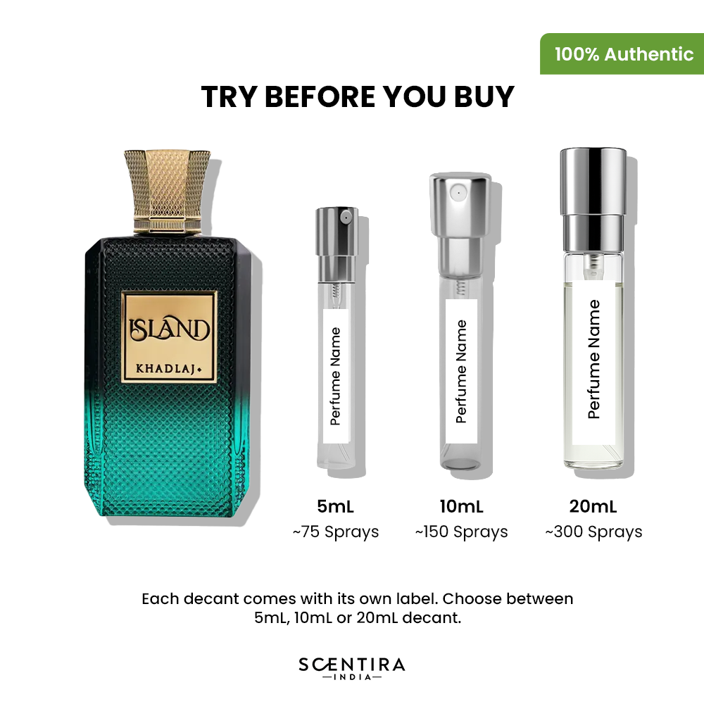 Buy Khadlaj Island Extrait de Parfum Online In India at Scentira