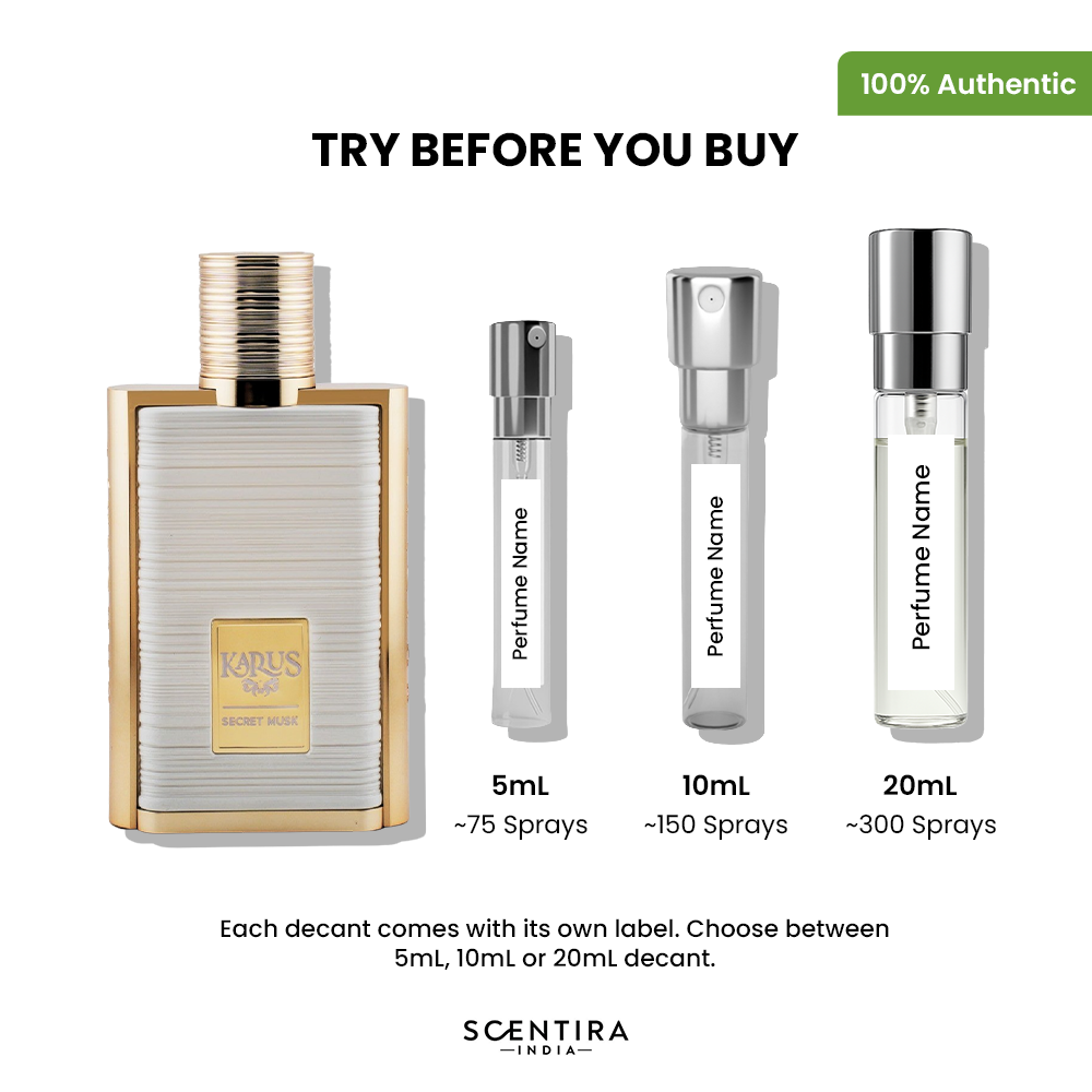 Buy Khadlaj Karus Secret Musk Eau de Parfum Online In India at Scentira