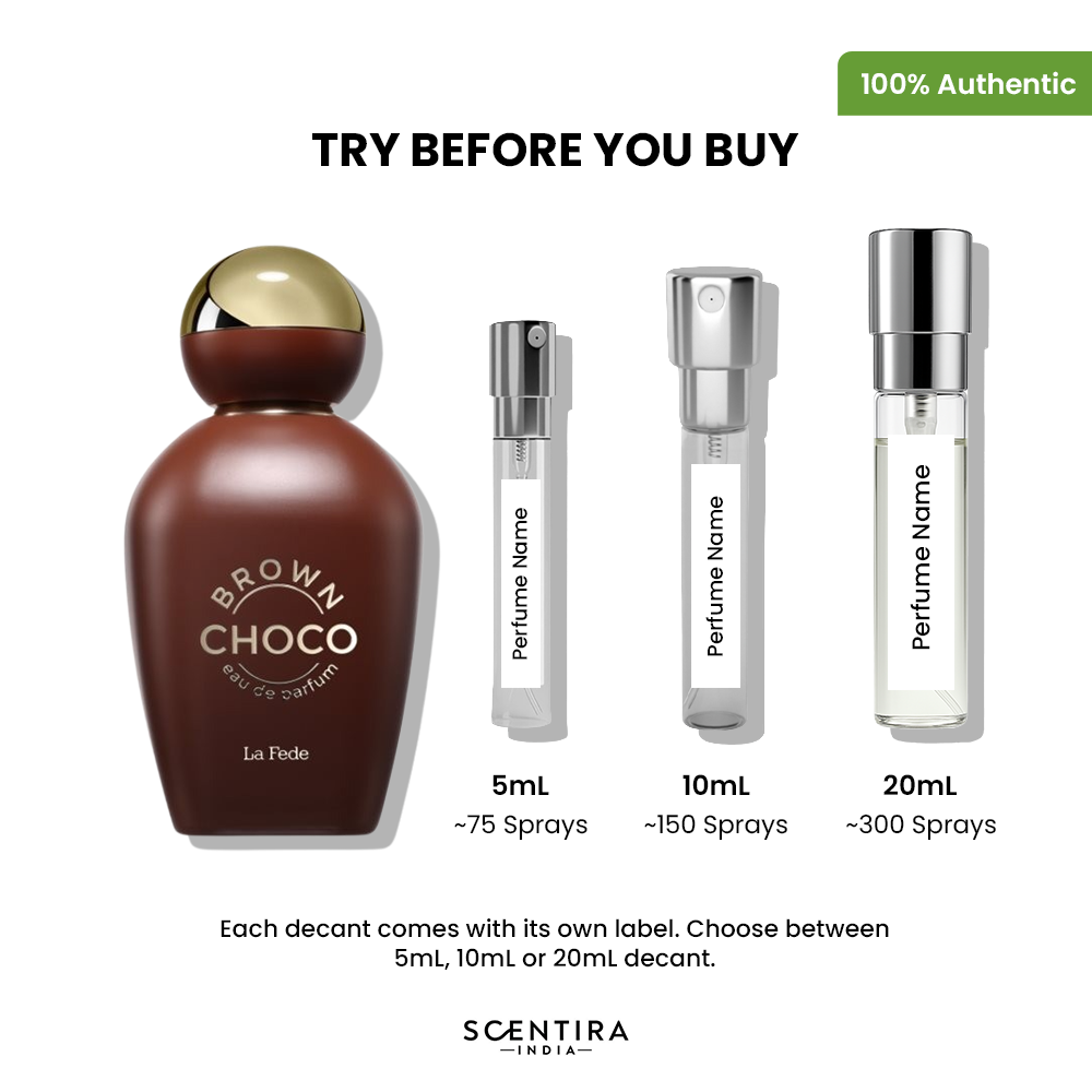 Buy Khadlaj La Fede Choco Brown Eau de Parfum Online In India at Scentira