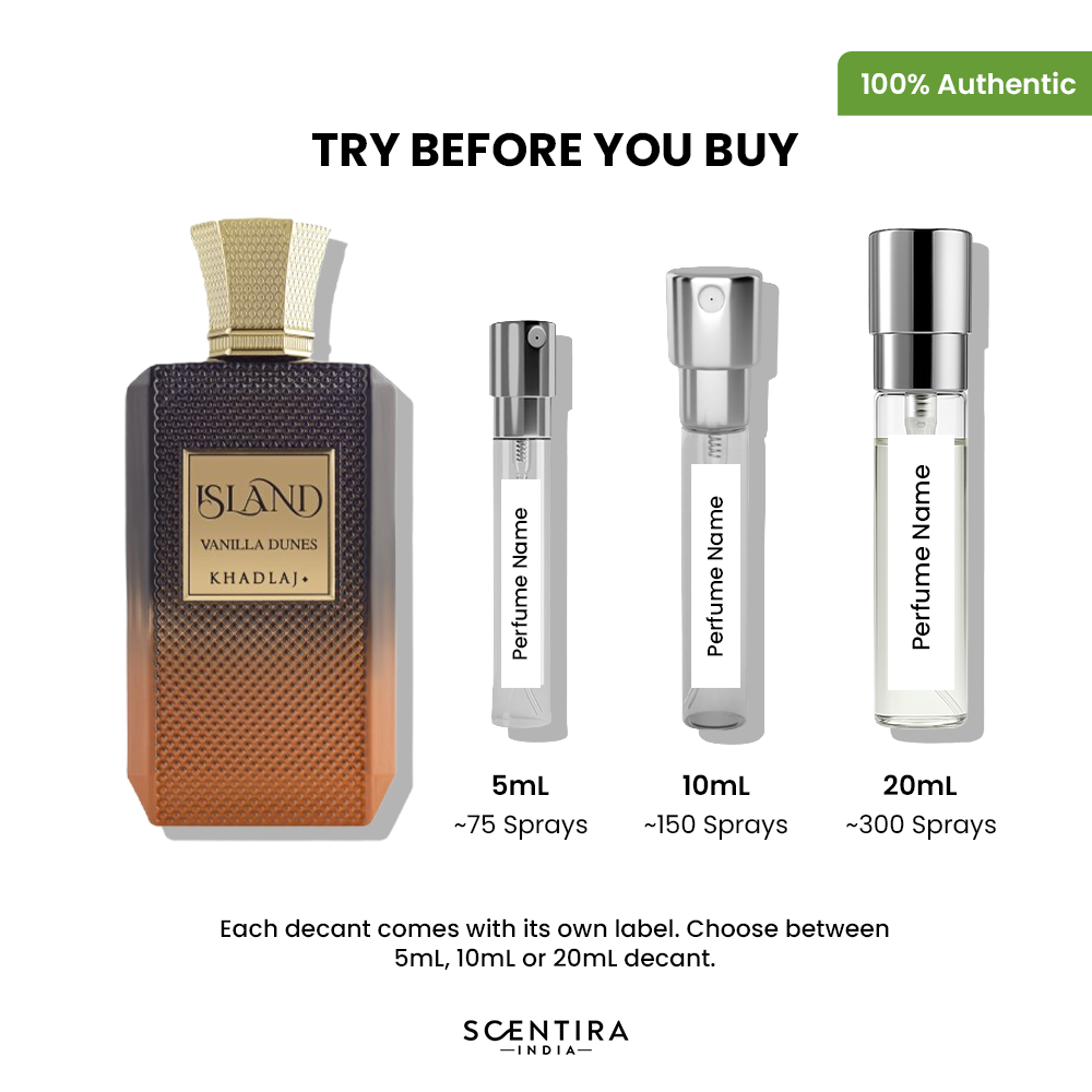 Buy Khadlaj Vanilla Dunes Extrait de Parfum Online In India at Scentira