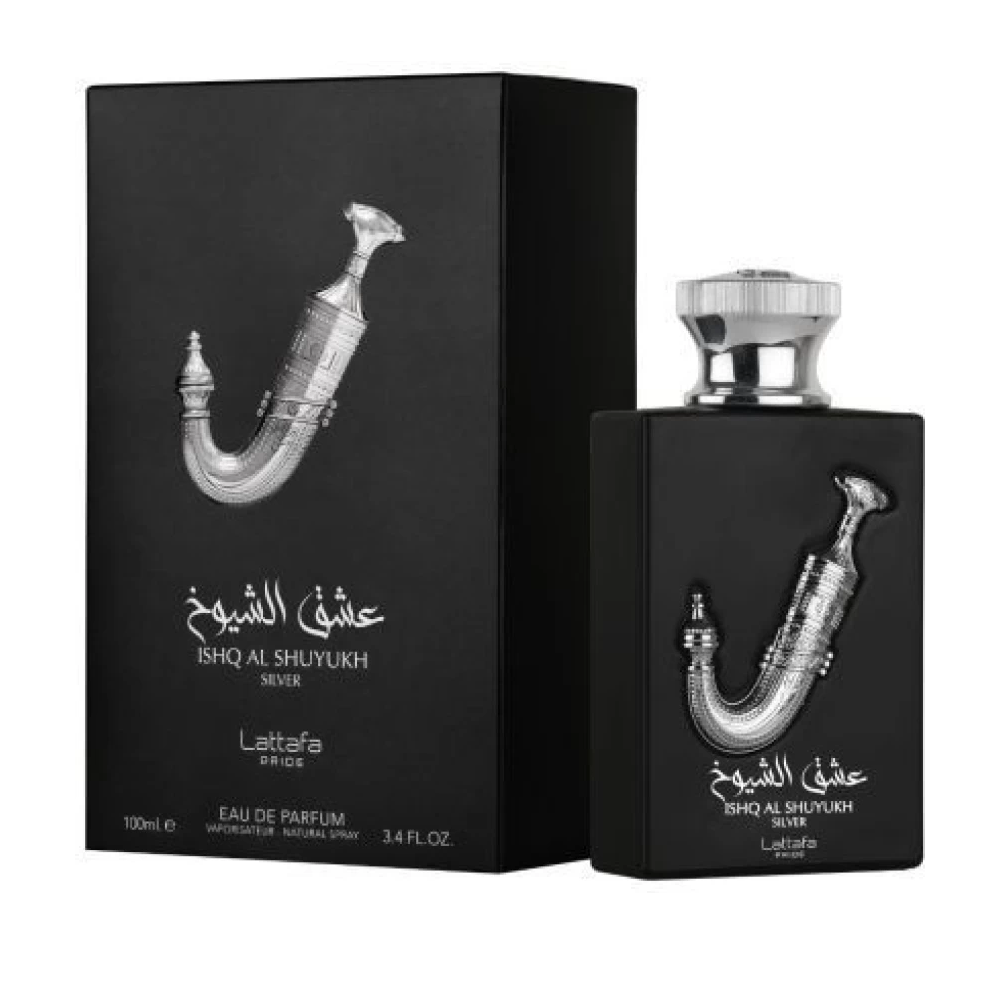 Buy Lattafa Ishq Al Shuyukh Silver Eau de Parfum Online In India at Scentira at Scentira