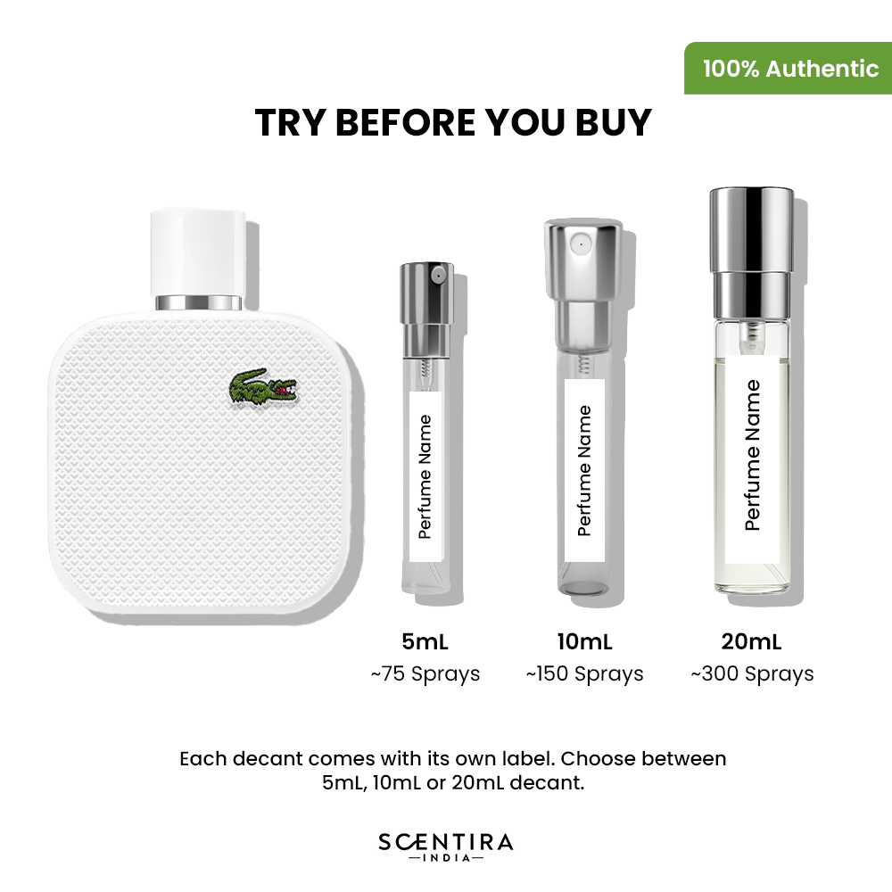 Buy Lacoste L.12.12 Blanc Eau de Toilette Online In India at Scentira