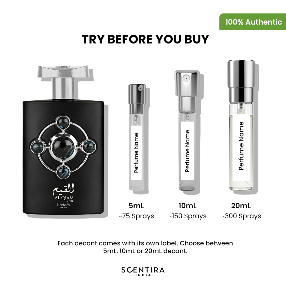 Buy Lattafa Al Qiam Silver Eau de Parfum Online In India at Scentira