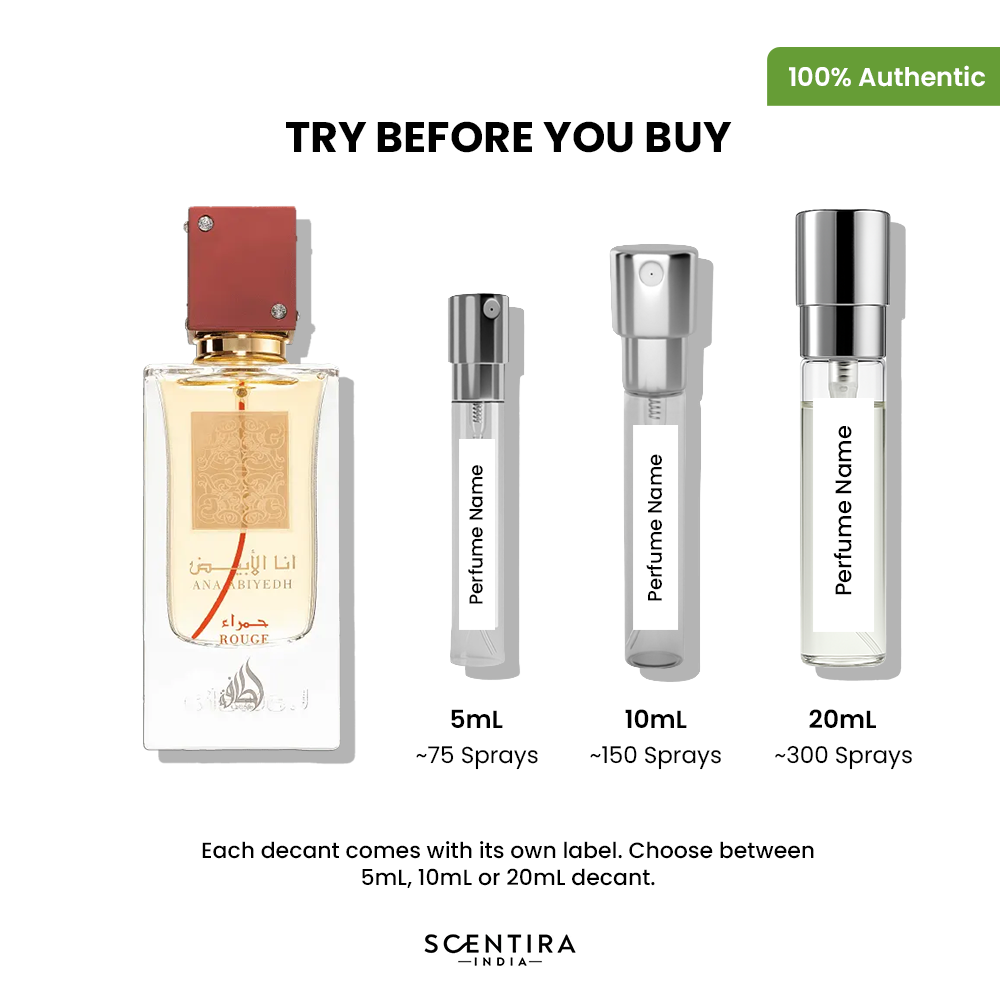 Buy Lattafa Ana Abiyedh Rouge Eau de Parfum Online In India at Scentira