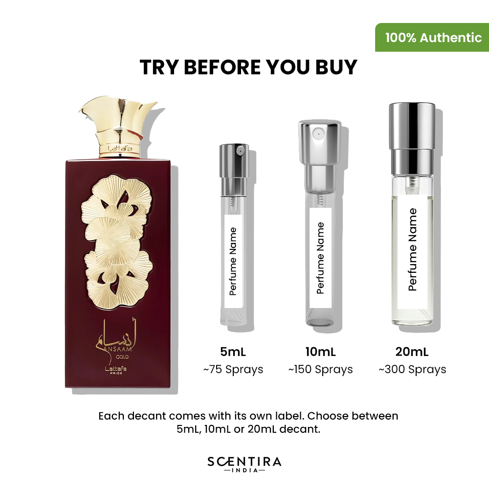 Buy Lattafa Ansaam Gold Eau de Parfum Online In India at Scentira