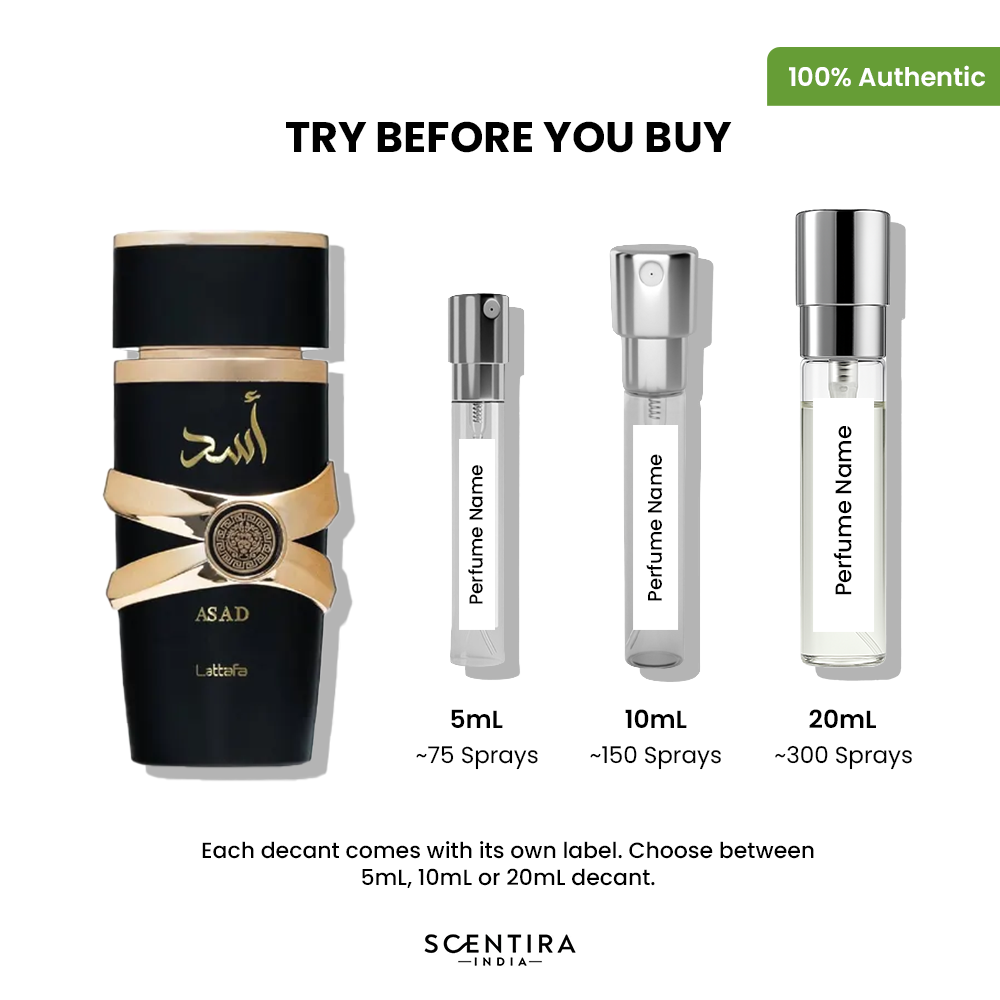 Buy Lattafa Asad Eau De Parfum Online In India at Scentira