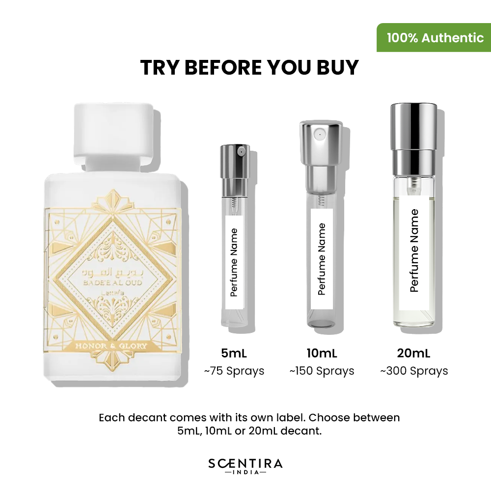 Buy Lattafa Badee al Oud Honor & Glory Eau de Parfum Online In India at Scentira