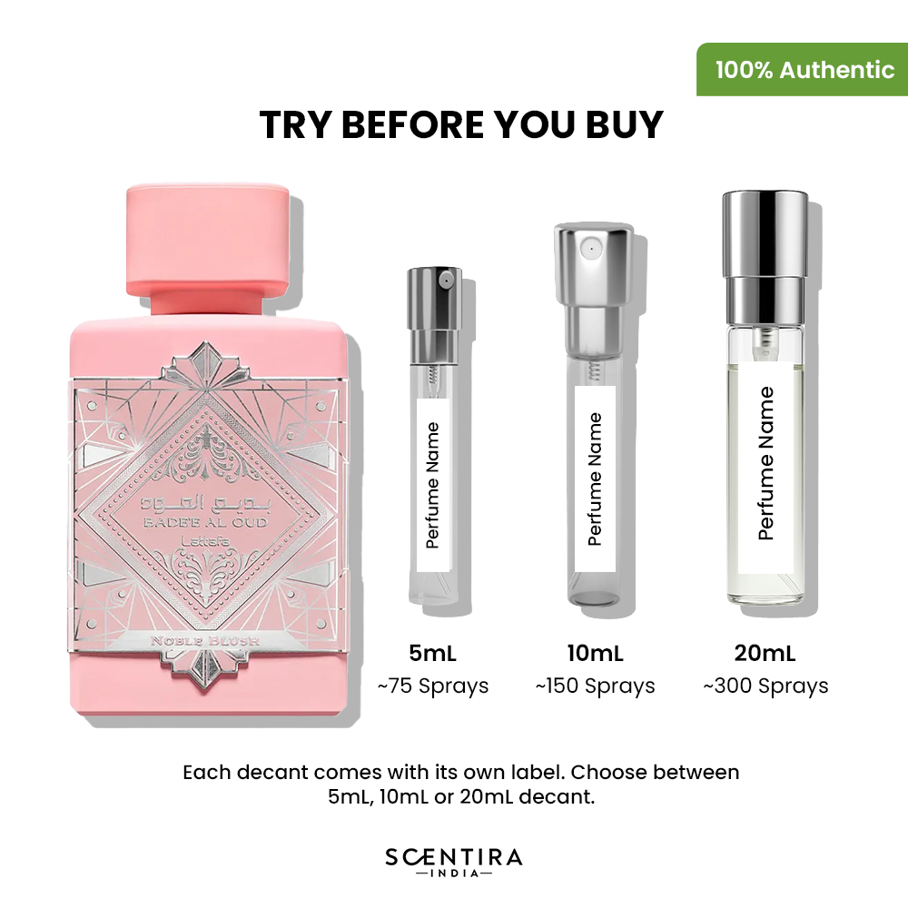 Buy Lattafa Badee al Oud Noble Blush Eau de Parfum Online In India at Scentira