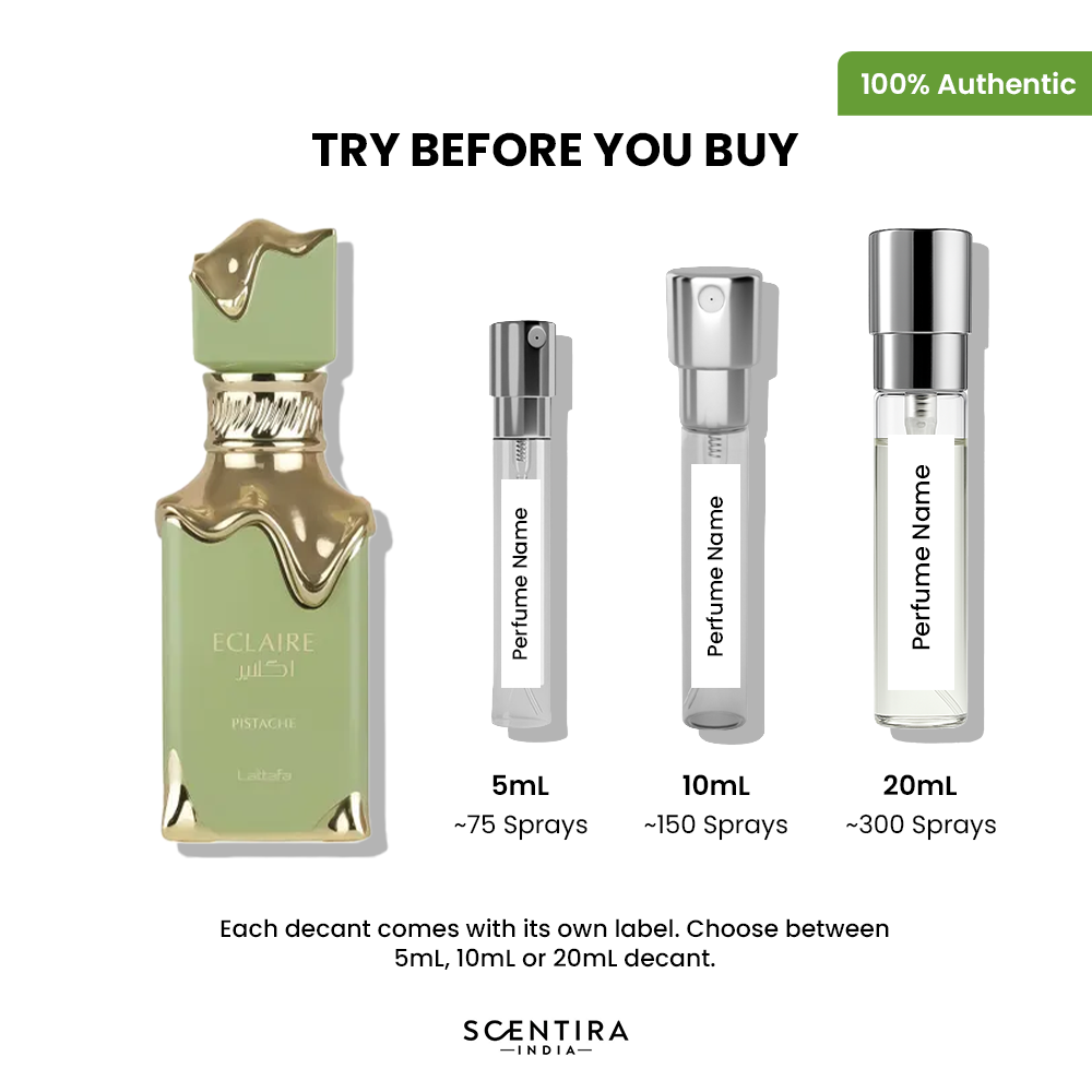 Buy Lattafa Eclaire Pistache Eau de Parfum Online In India at Scentira