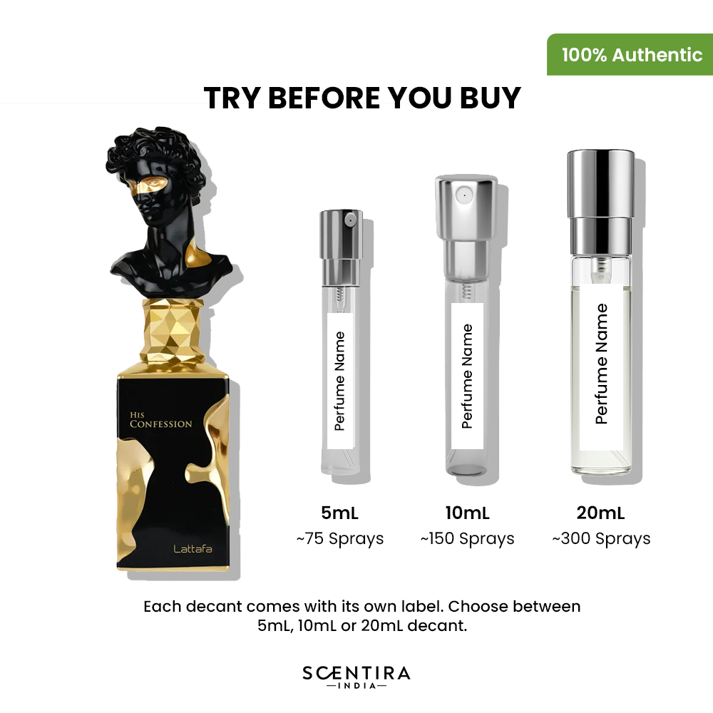 Buy Lattafa His Confession Eau de Parfum Online In India at Scentira