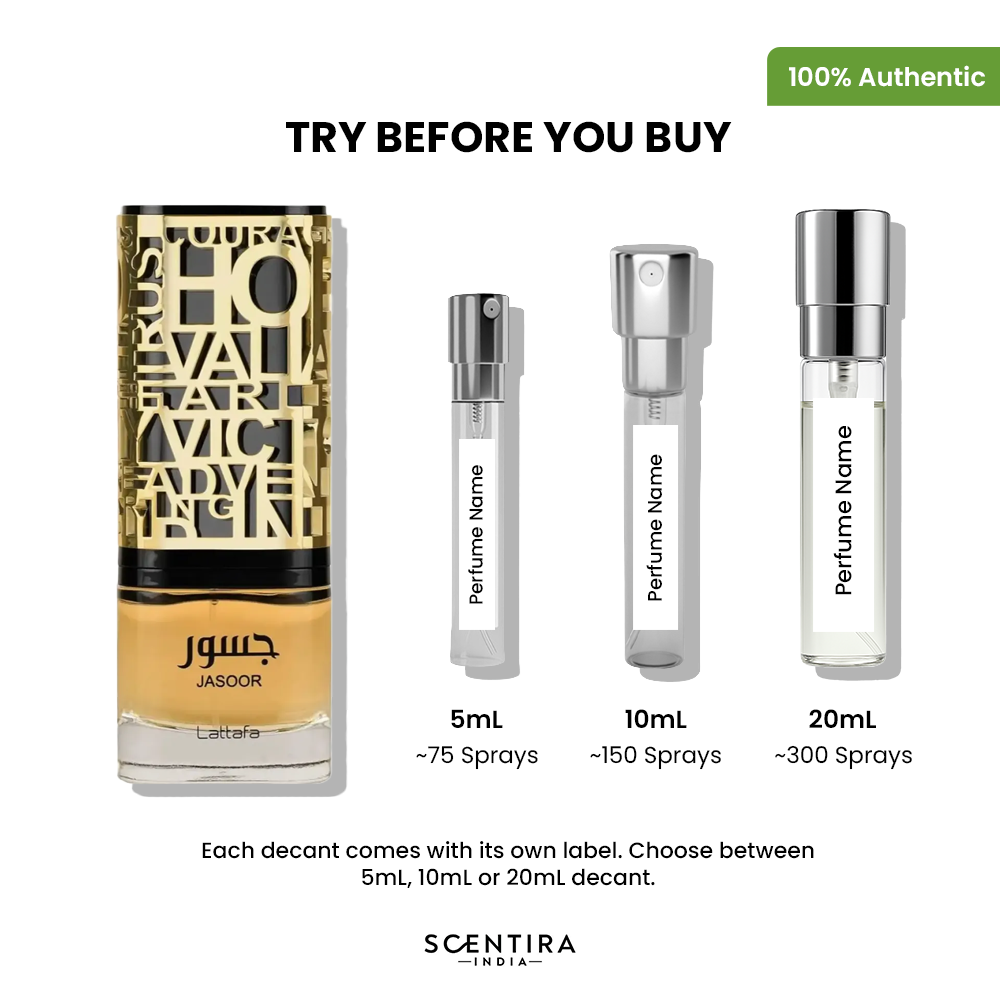 Buy Lattafa Jasoor Eau de Parfum Online In India at Scentira