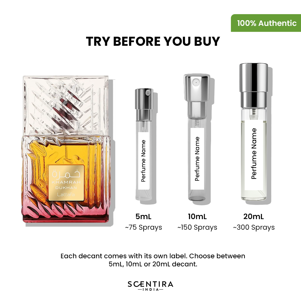 Buy Lattafa Khamrah Dukhan Eau de Parfum Online In India at Scentira