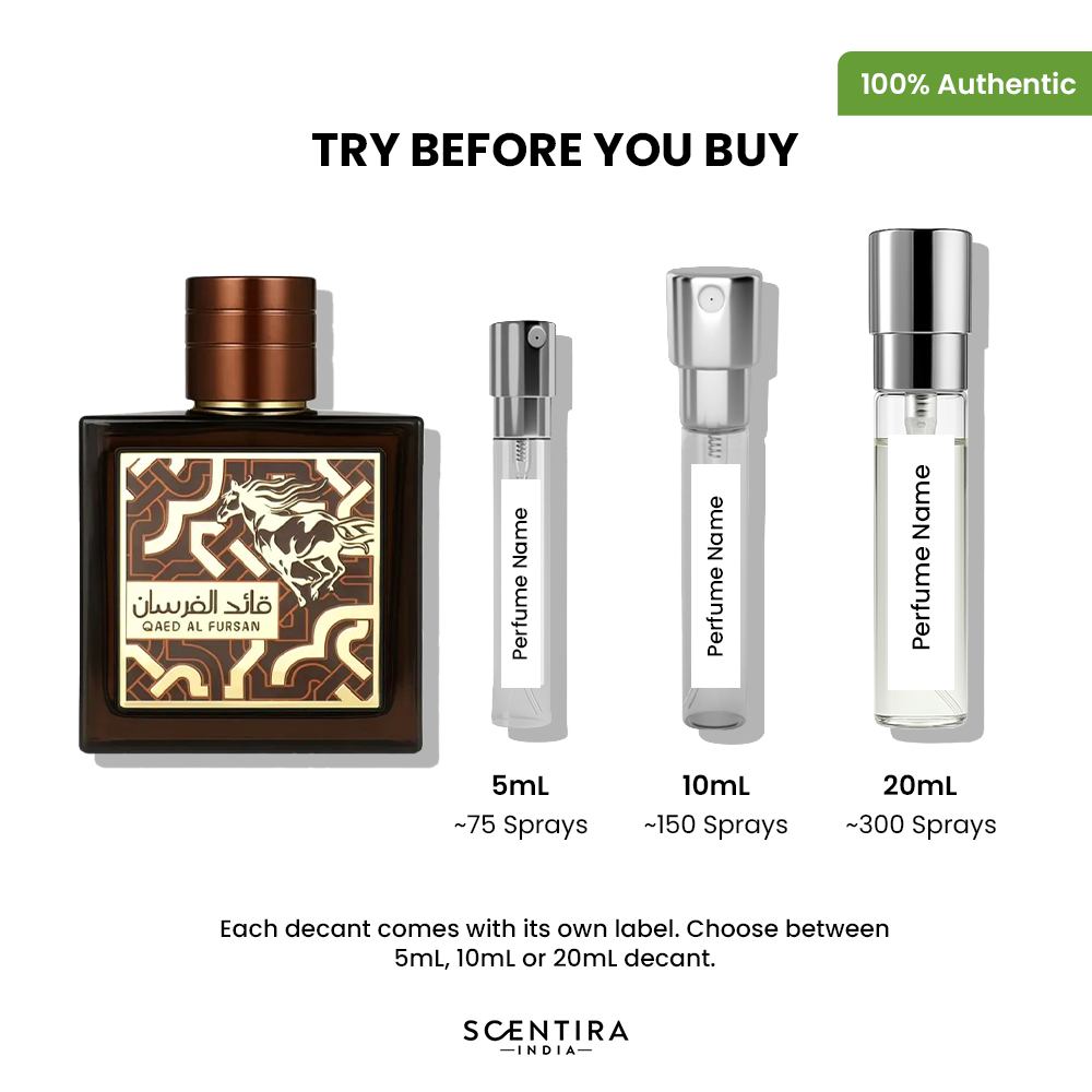 Buy Lattafa Qaeed Al Fursan Untamed Eau de Parfum Online In India at Scentira