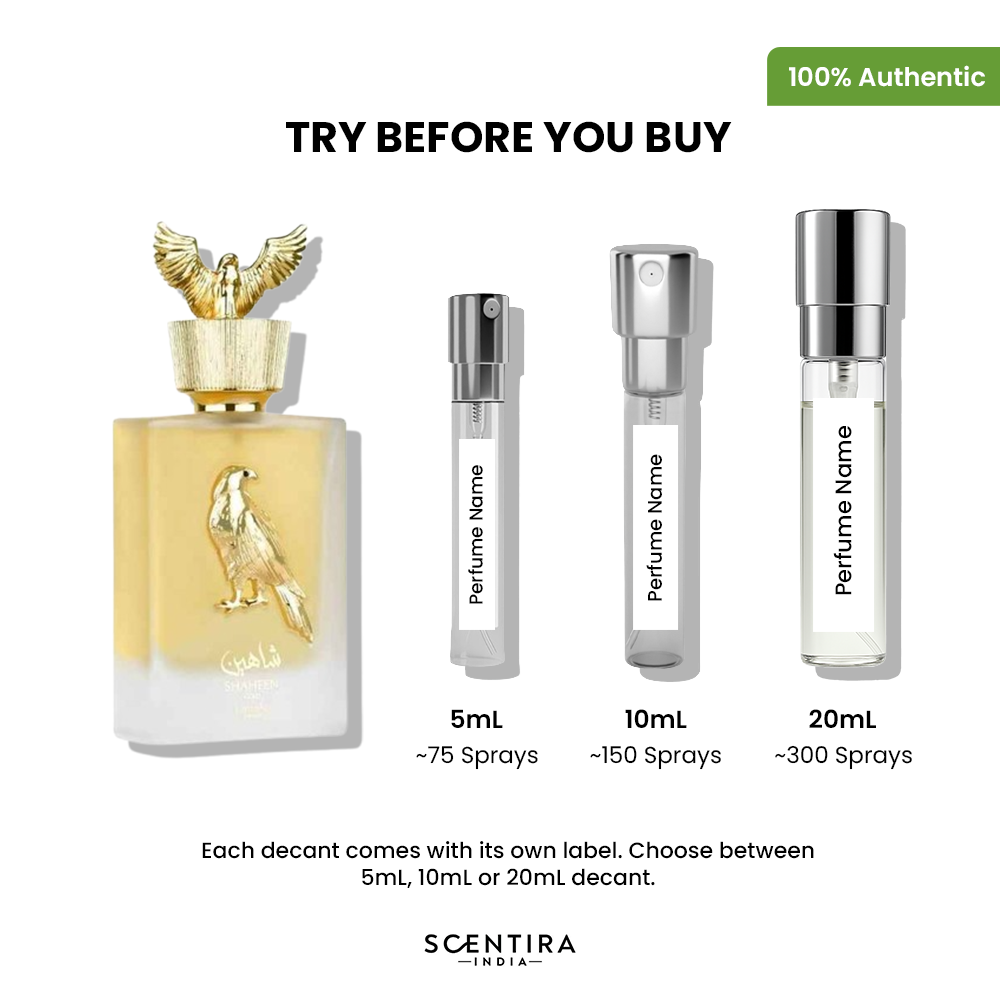 Buy Lattafa Shaheen Gold Eau de Parfum Online In India at Scentira