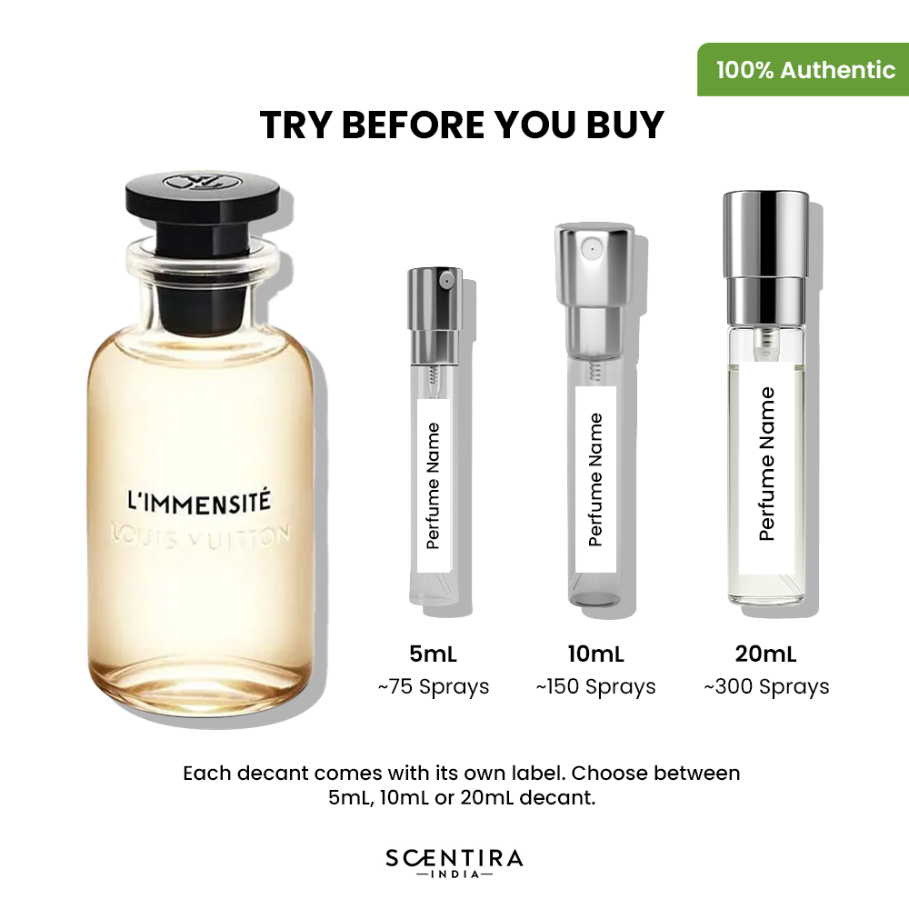 Buy Louis Vuitton L'Immensite Eau de Parfum Online In India at Scentira