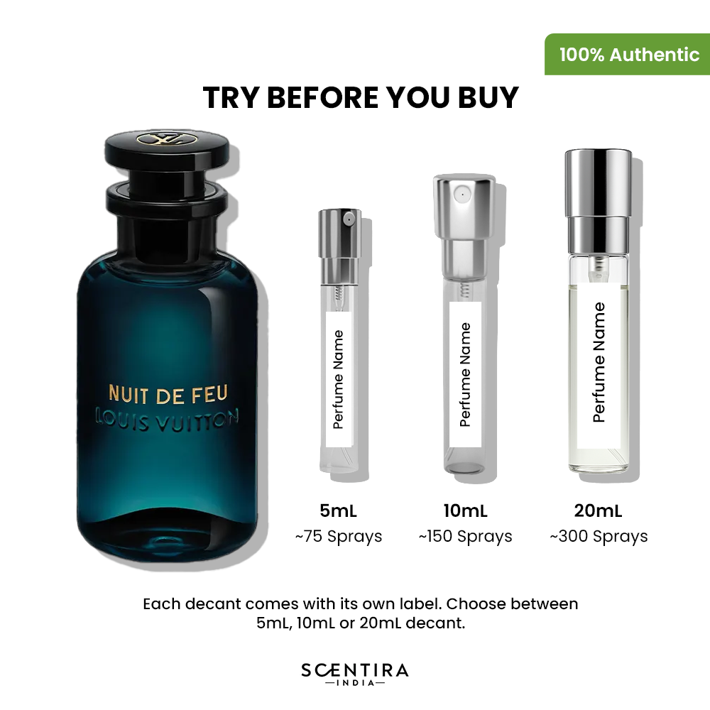 Buy Louis Vuitton Nuit de Feu Eau De Parfum Online In India at Scentira