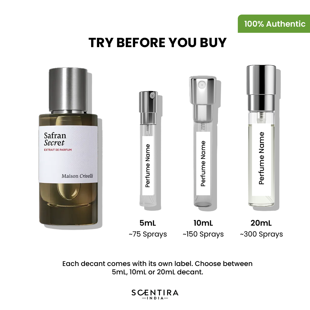 Buy Maison Crivelli Safran Secret Extrait De Parfum Online In India at Scentira