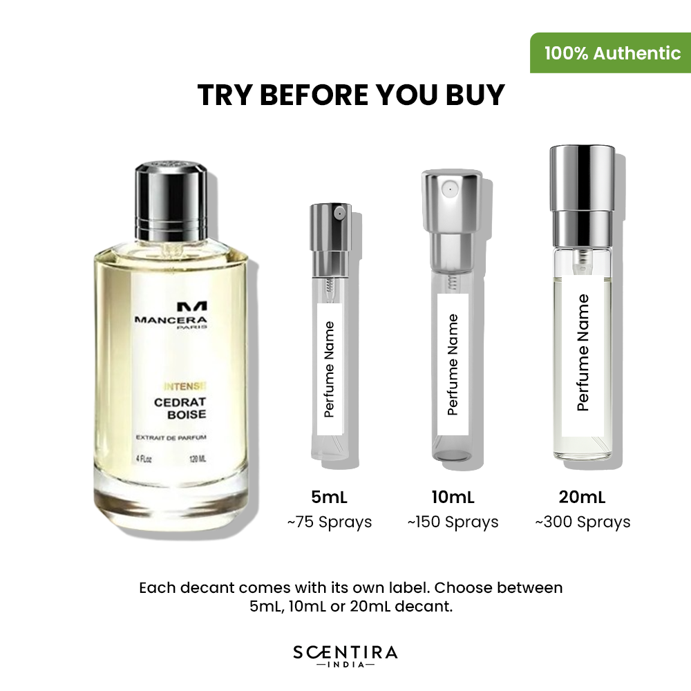 Buy Mancera  Cedrat Boise Intense Extrait De Parfum Online In India at Scentira