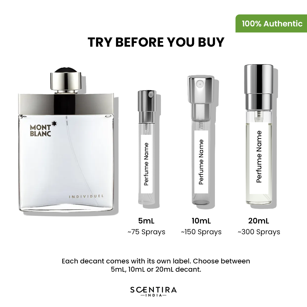 Buy Montblanc Individuel Eau De Toilette For Men Online In India at Scentira