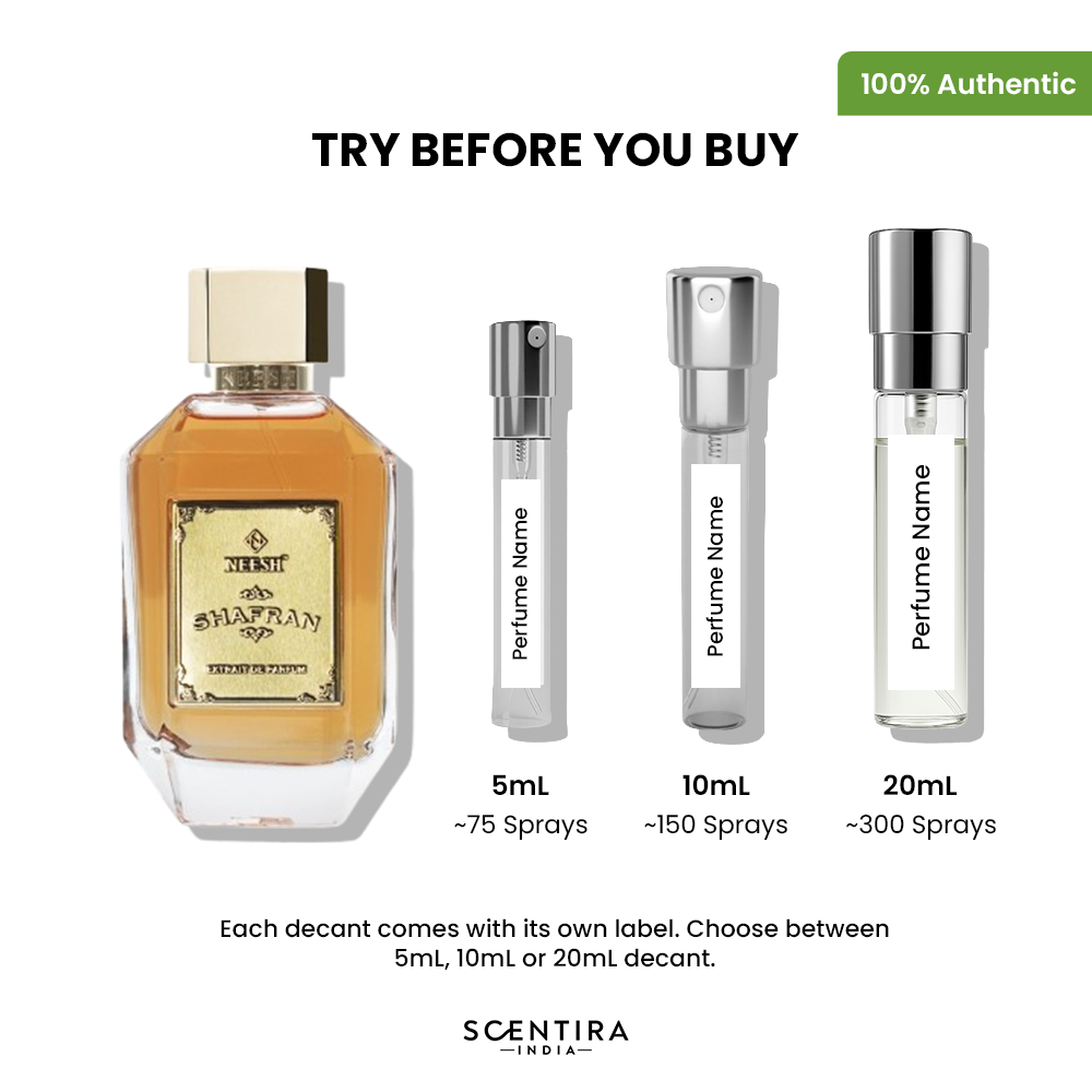 Buy Neesh Shafran Extrait de Parfum Online In India at Scentira
