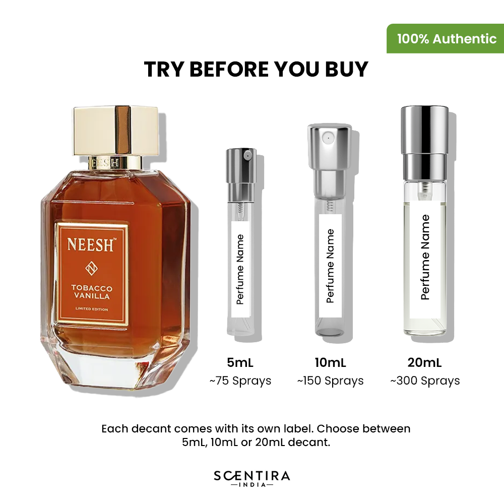 Buy Neesh Tobacco Vanilla Extrait de Parfum Online In India at Scentira
