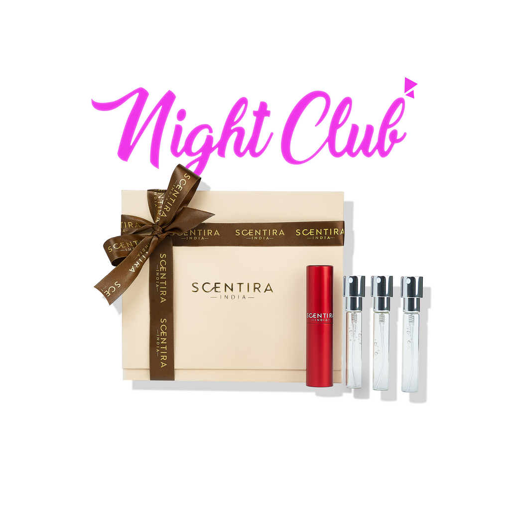 Women Nightclub Discovery Set - Carolina Herrera Good Girl, Alien Mugler, Chanel Coco Mademoiselle Intense - Buy Discovery Gift Sets Perfumes Online In India at Scentira