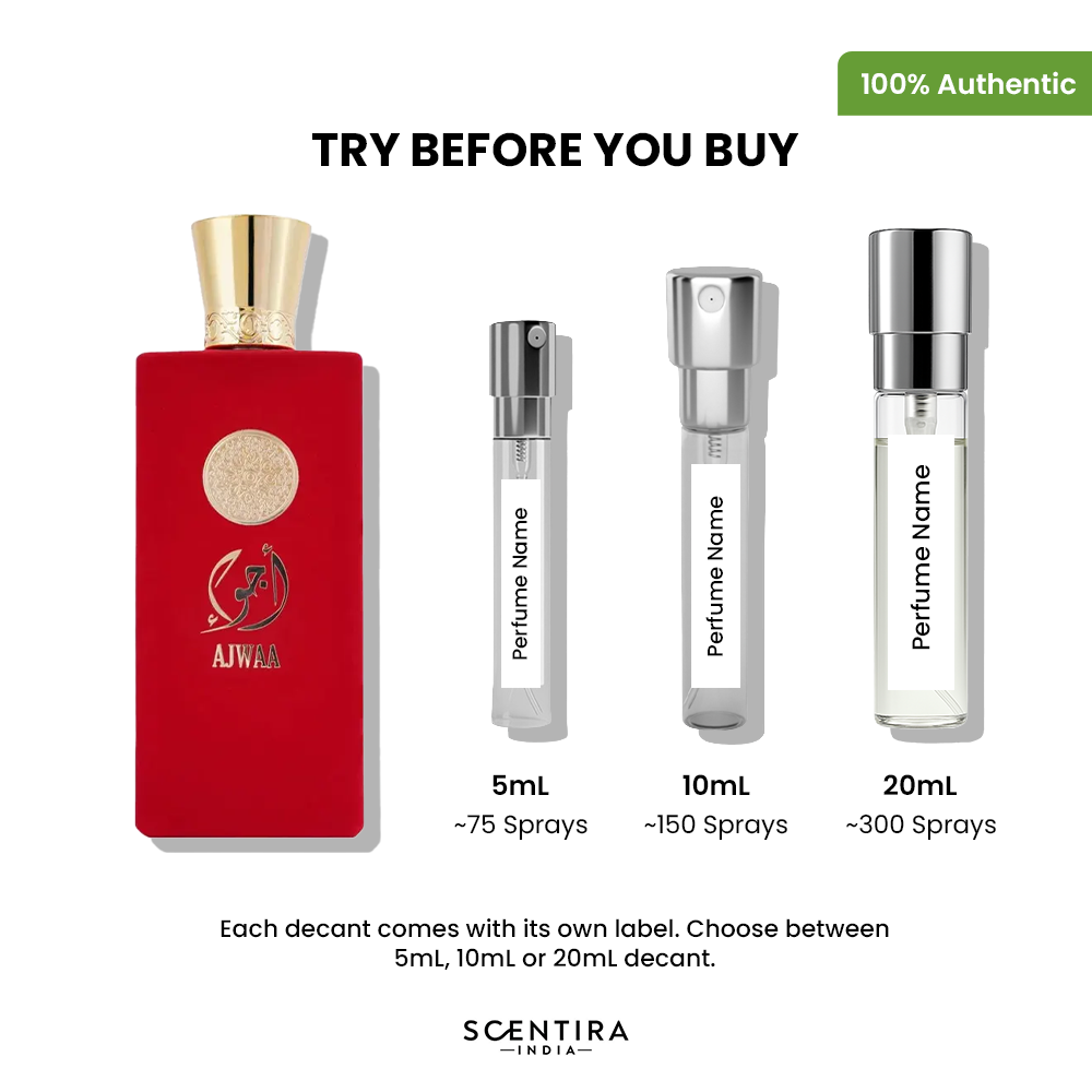 Buy Nusuk Ajwaa Concentrated Eau de Parfum Online In India at Scentira