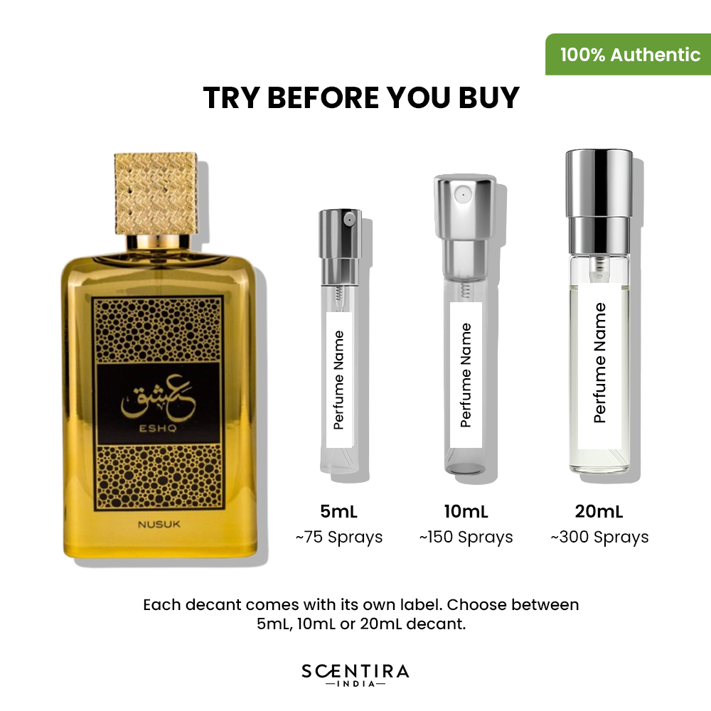 Buy Nusuk Eshq Eau de Parfum Online In India at Scentira