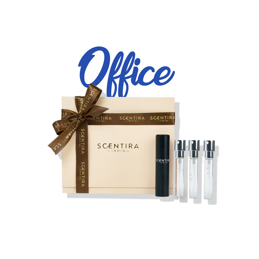 Men Office Discovery Set - Montblanc Explorer, Prada L'homme, Terre D'hermes Eau Intense Vetiver - Buy Discovery Gift Sets Perfumes Online In India at Scentira