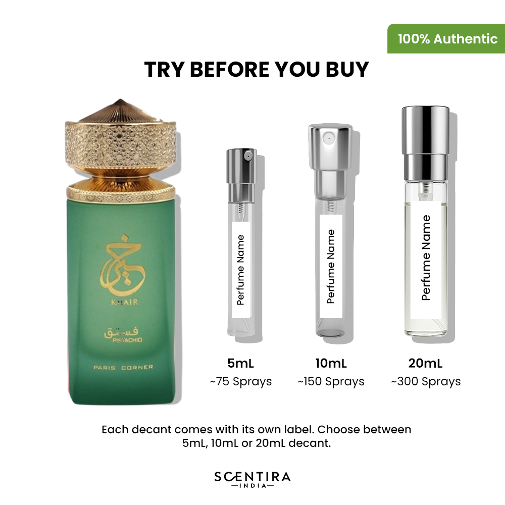 Buy Paris Corner Khair Pistachio Eau de Parfum Online In India at Scentira