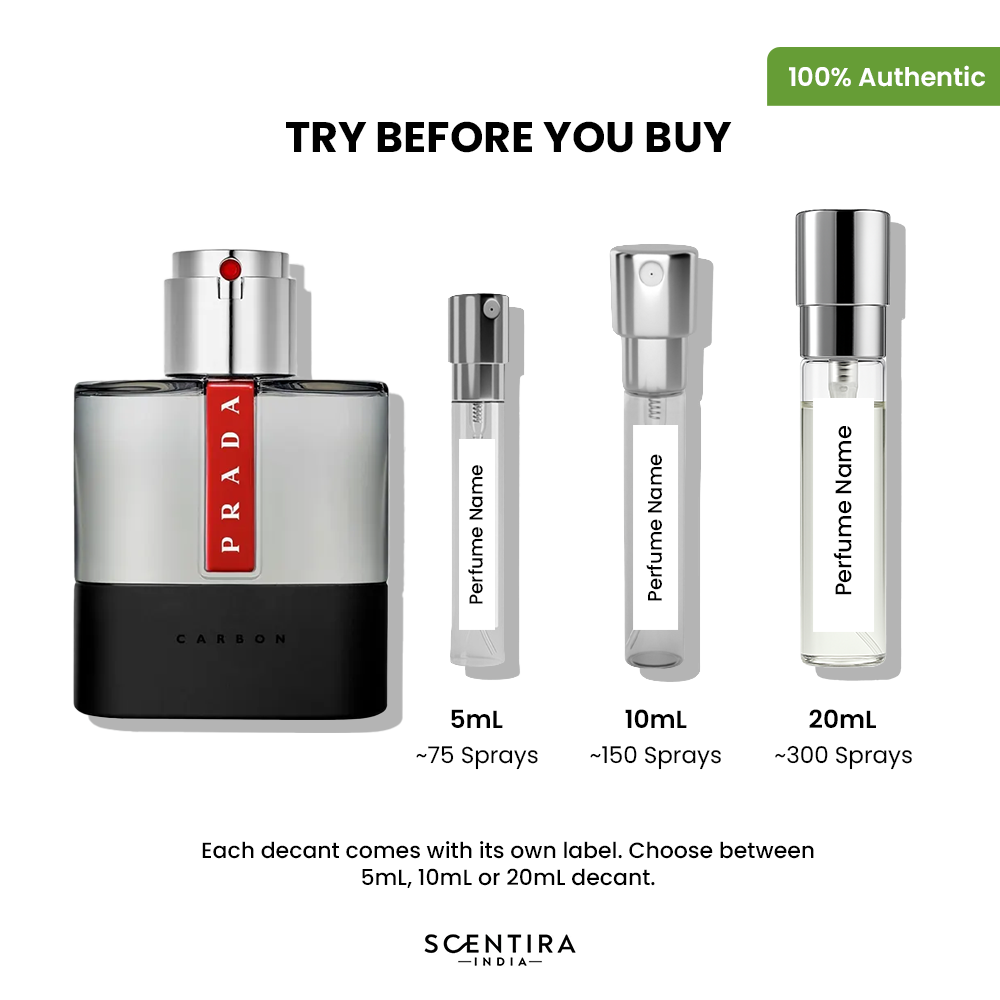 Buy Prada Carbon Luna Rossa Eau De Toilette Online In India at Scentira