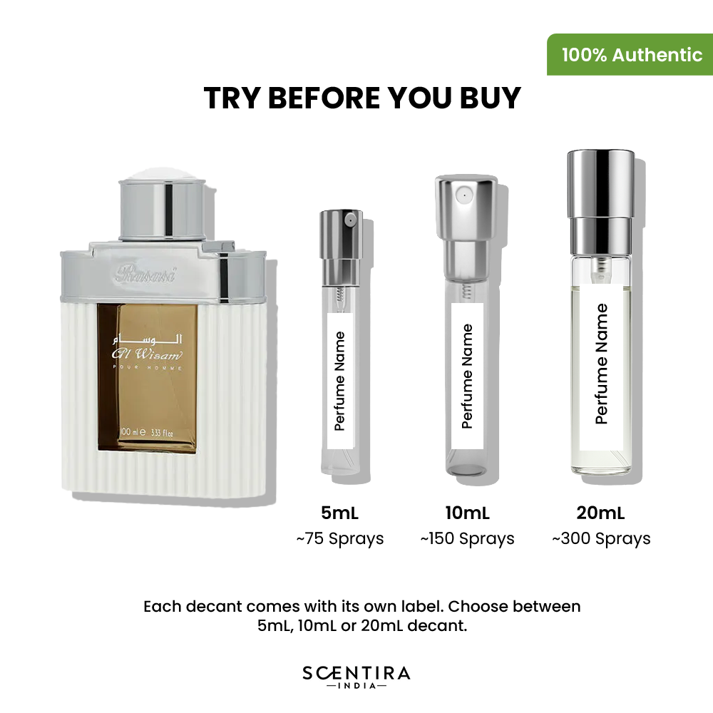 Buy Rasasi Al Wisam Day Pour Homme Eau De Parfum Online In India at Scentira