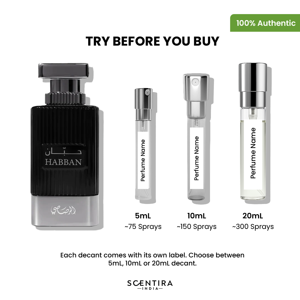 Buy Rasasi Al Wisam Habban Eau De Parfum Online In India at Scentira