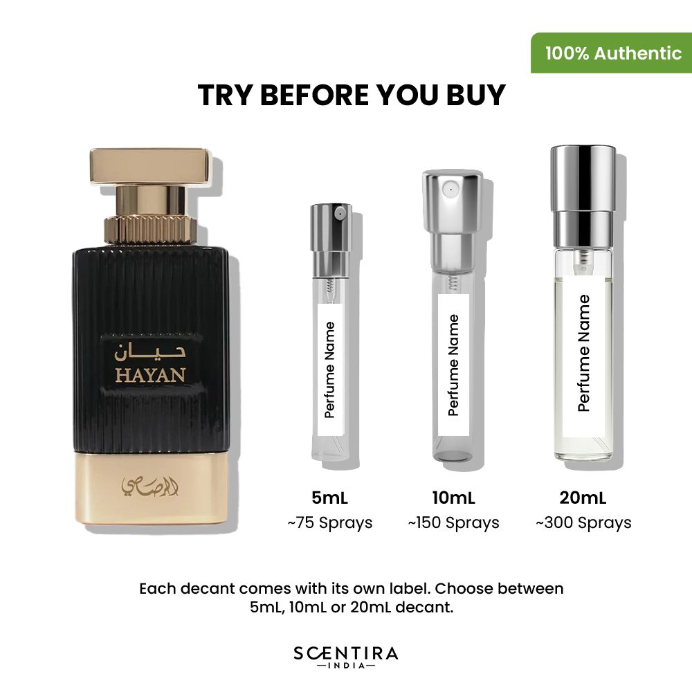 Buy Rasasi Al Wisam Hayan Eau De Parfum Online In India at Scentira
