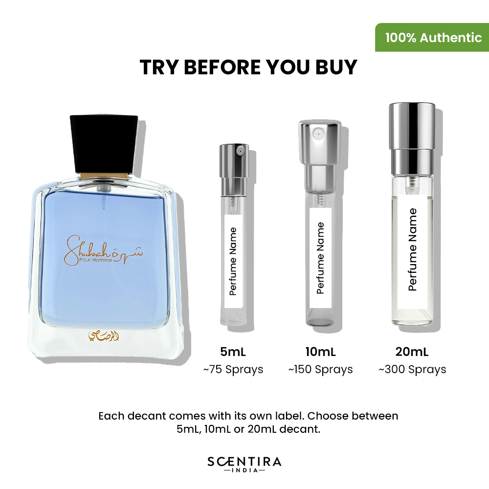 Buy Rasasi Shuhrah Elixir Pour Homme Eau de Parfum Online In India at Scentira