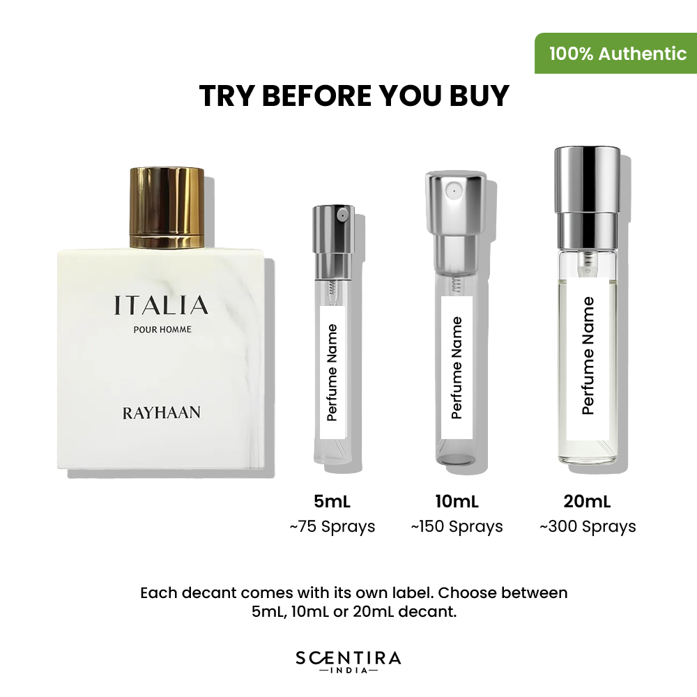 Buy Rayhaan Italia Pour Homme Eau De Parfum Online In India at Scentira