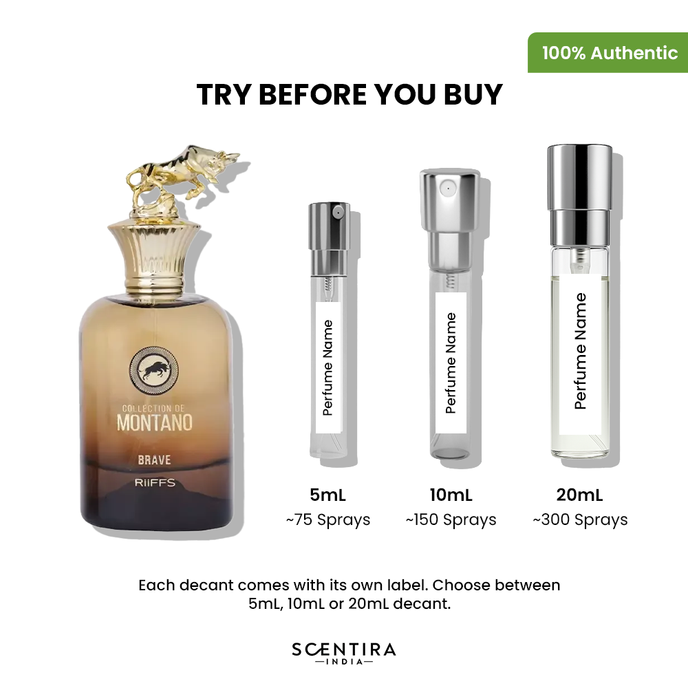 Buy Riiffs Collection De Montano Brave Eau de Parfum Online In India at Scentira