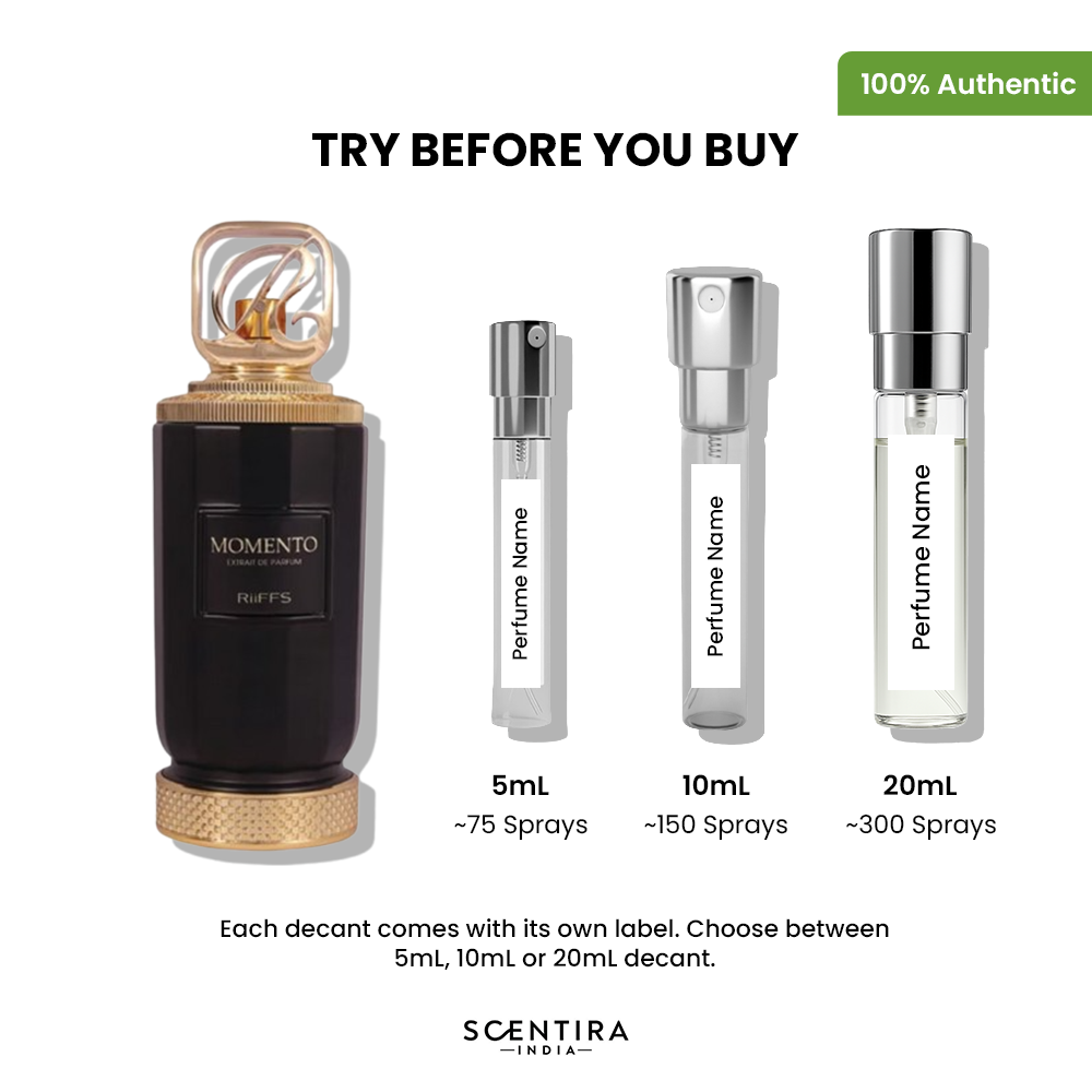 Buy Riiffs Momento Extrait de Parfum Online In India at Scentira