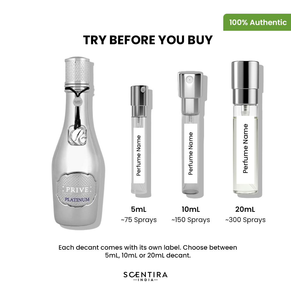 Buy Riiffs Prive Platinum Eau de Parfum Online In India at Scentira