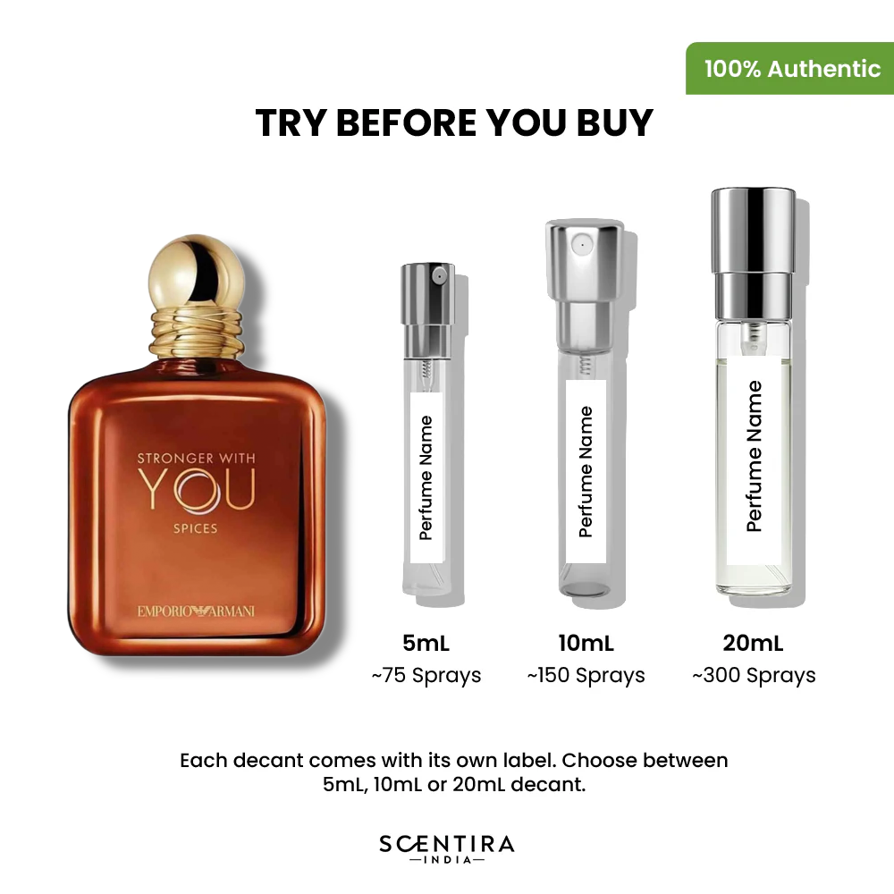 Buy Giorgio Armani Stronger With You Spices Eau de Parfum Online In India at Scentira at Scentira