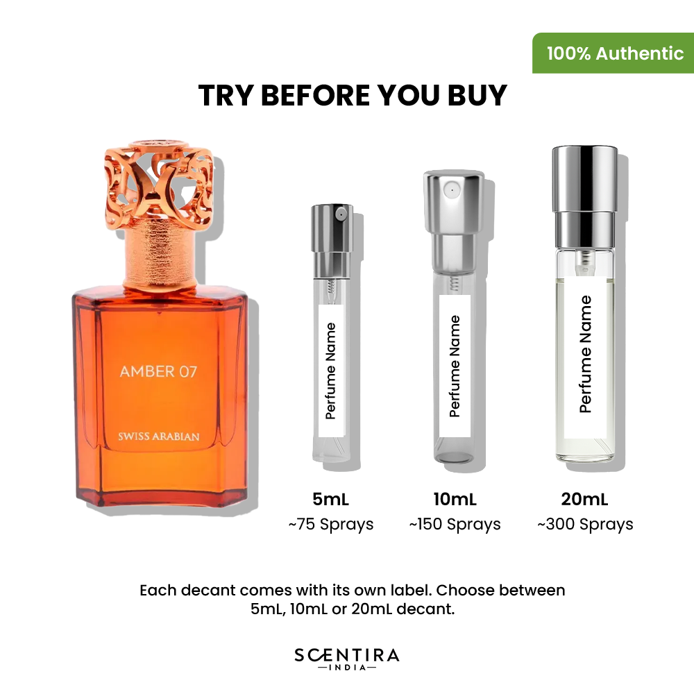 Buy Swiss Arabian Amber 07 Eau De Parfum Online In India at Scentira