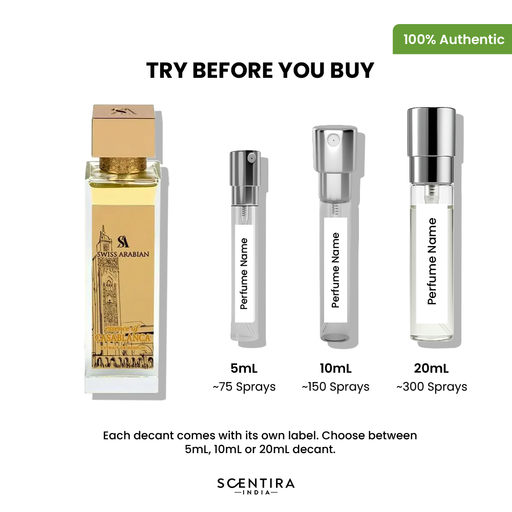 Buy Swiss Arabian Essence Of Casablanca Extrait De Parfum Online In India at Scentira