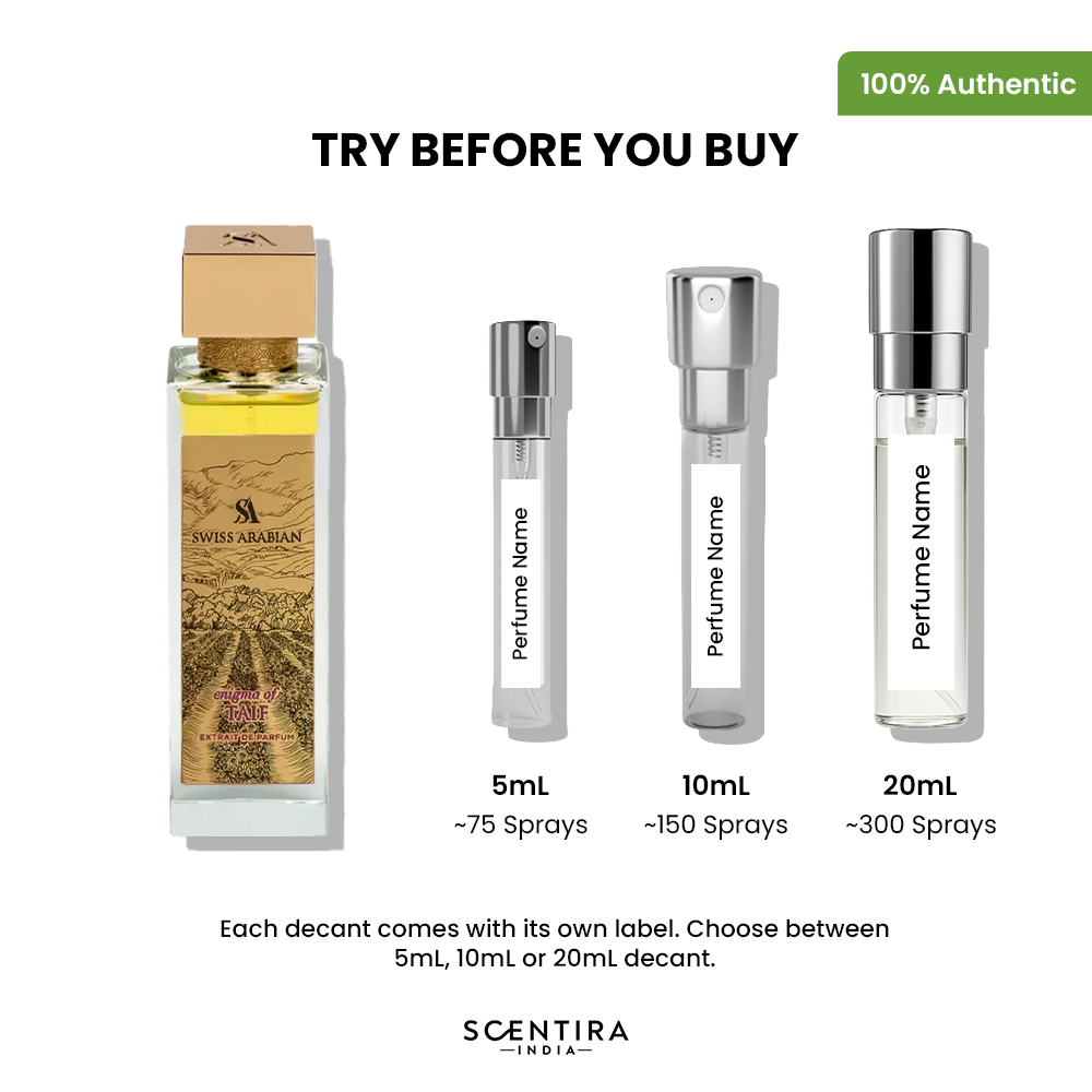 Buy Swiss Arabian Enigma of Taif Extrait de Parfum Online In India at Scentira
