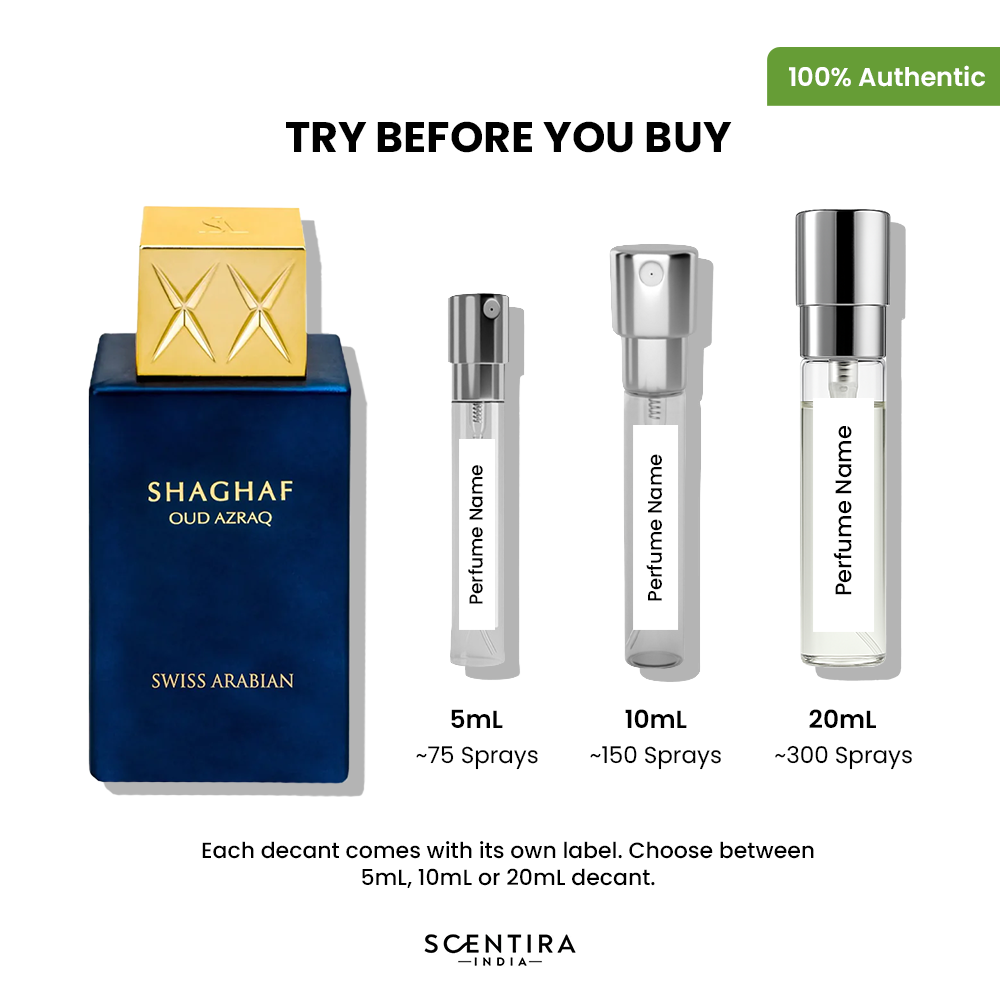 Buy Swiss Arabian Oud Azraq Eau de Parfum Online In India at Scentira